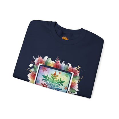 Rainbow Snowflake Kindness Crewneck Sweatshirt