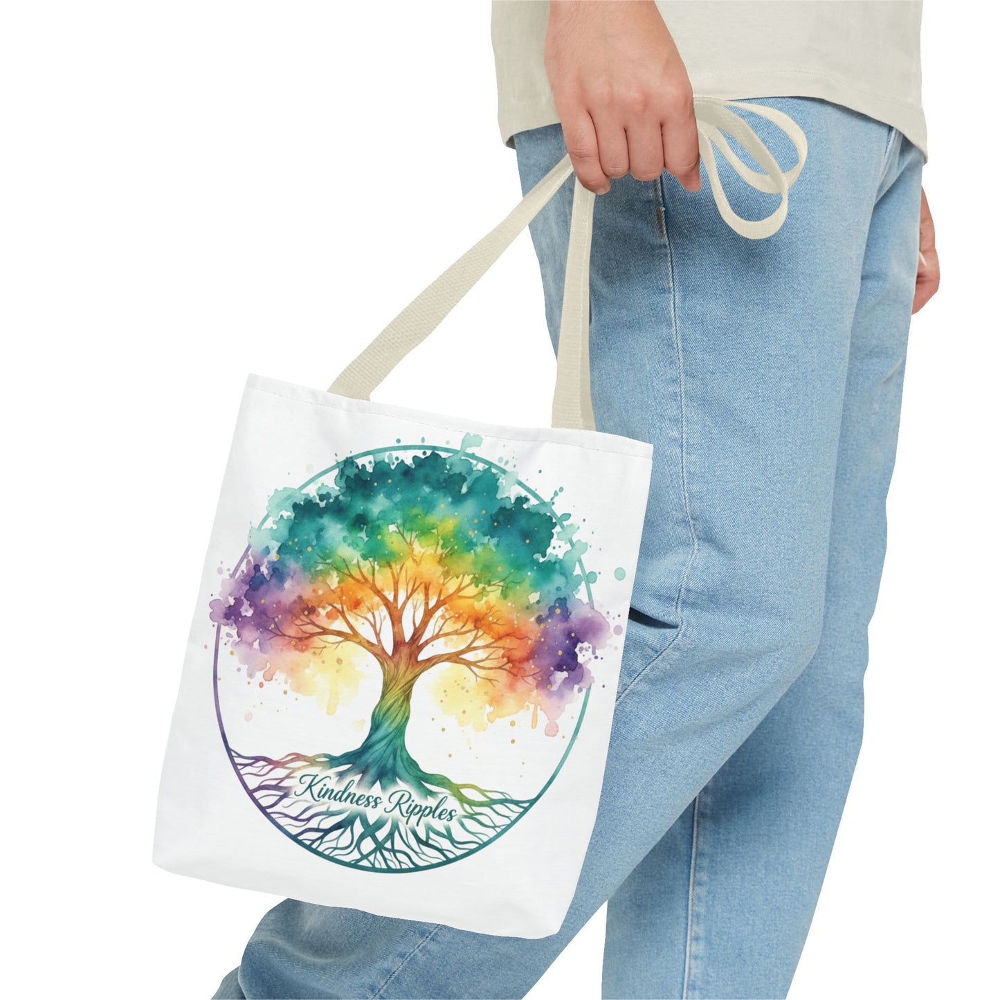 Colorful Kindness Tree Tote Bag