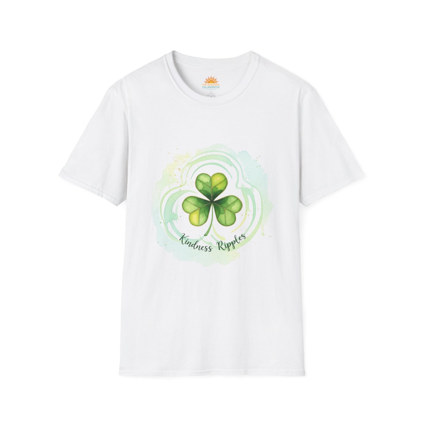 Kindness Riptide Unisex T-Shirt - Comfortable St. Patrick's Day Tee - Green - Lucky - Trinity