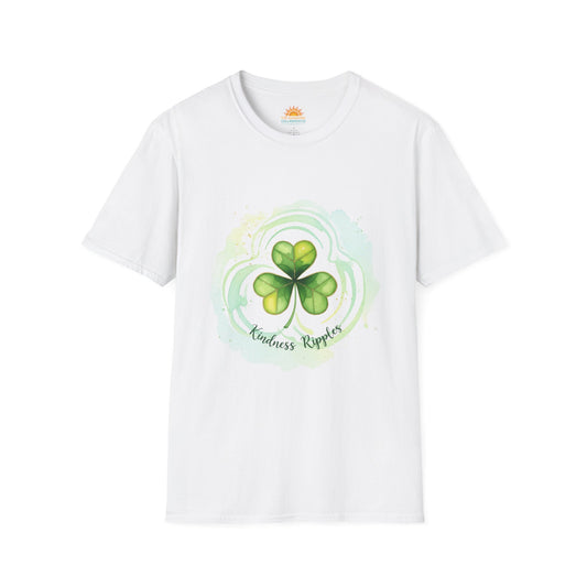 Kindness Riptide Unisex T-Shirt - Comfortable St. Patrick's Day Tee - Green - Lucky - Trinity