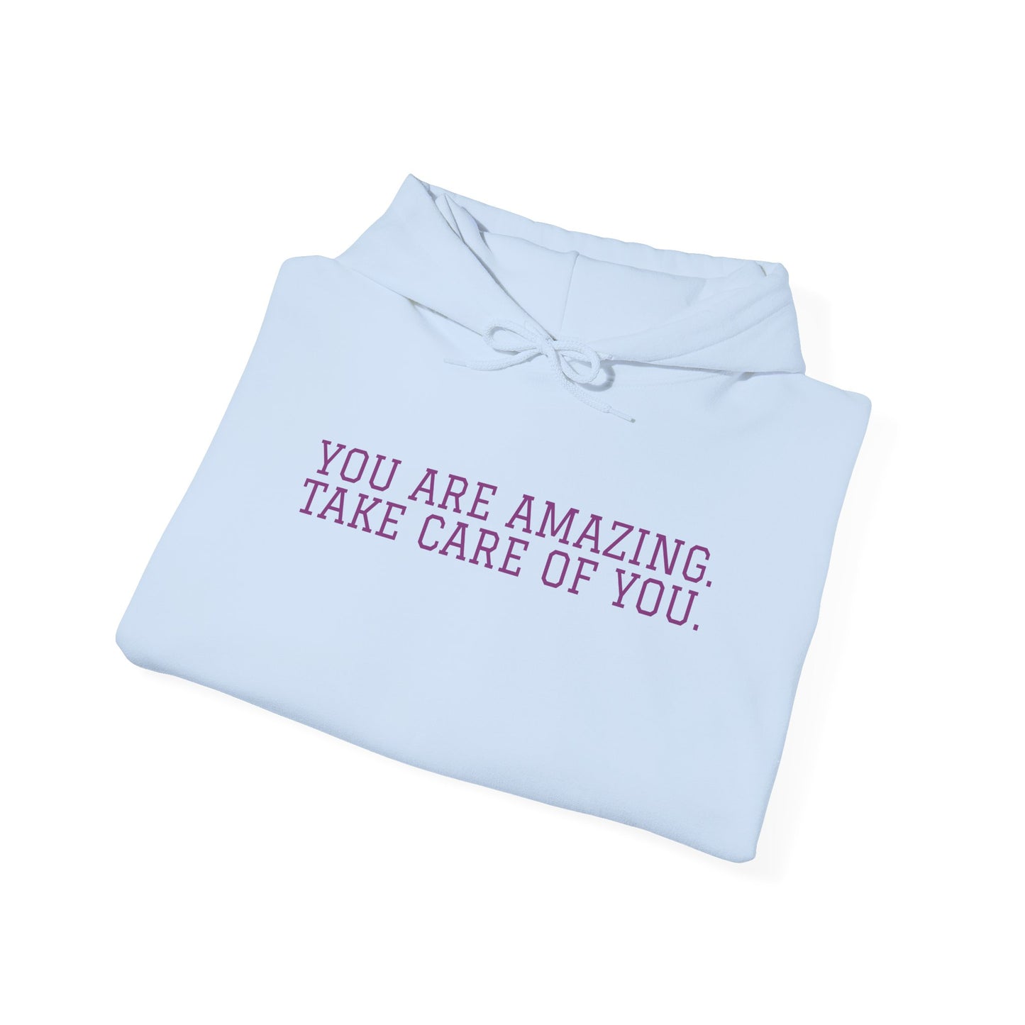 You Are Amazing Hoodie — Positive Message Dolly Sun Graphic Sweatshirt