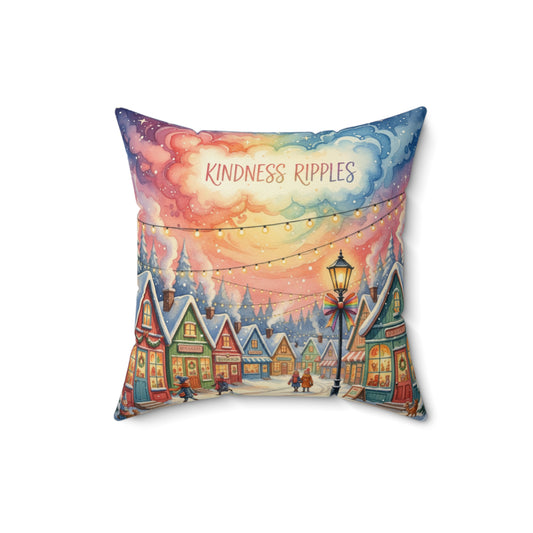 Kindness Ripples Decorative Pillow