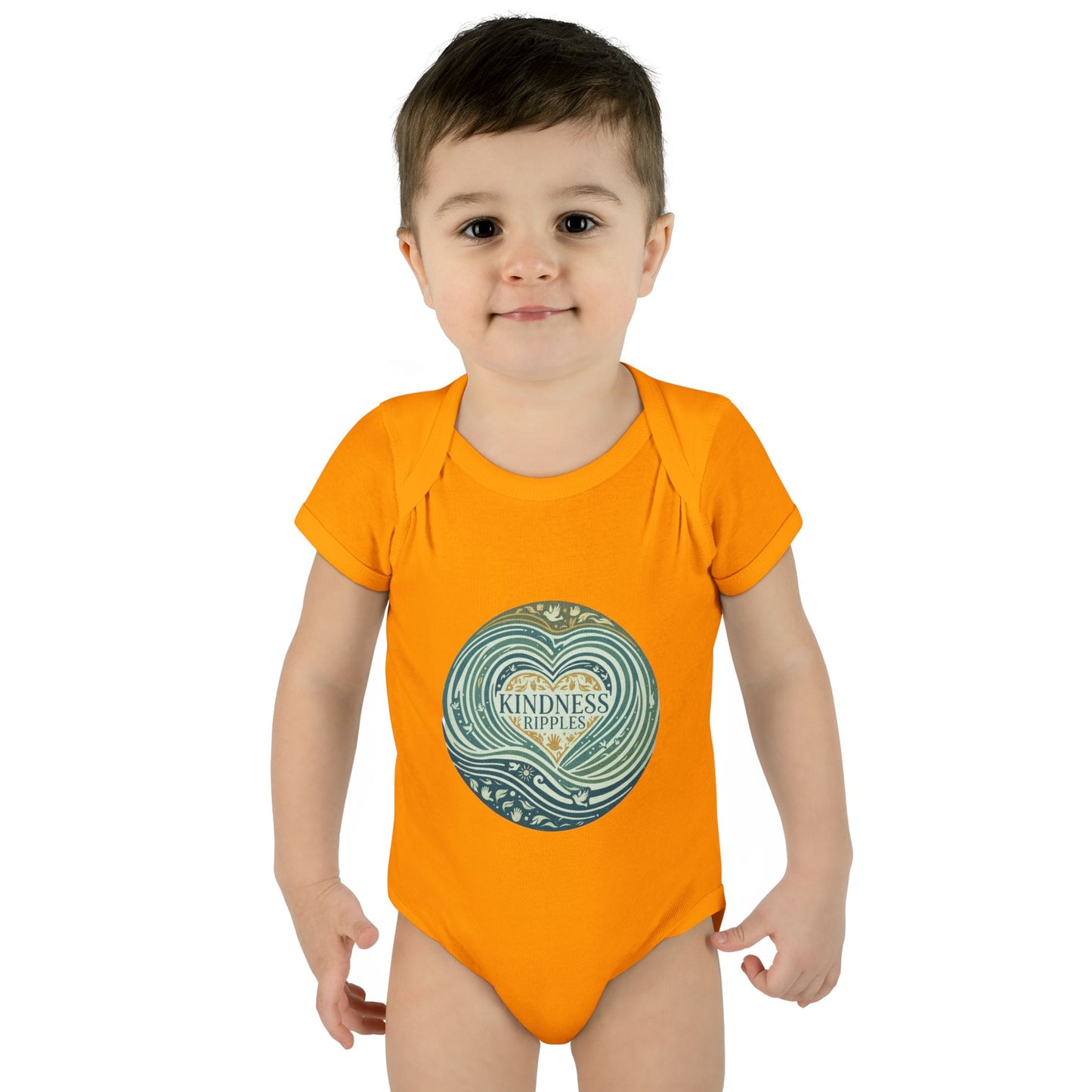 Kindness Ripples Infant Baby Bodysuit - Cute Baby Clothes for Newborns
