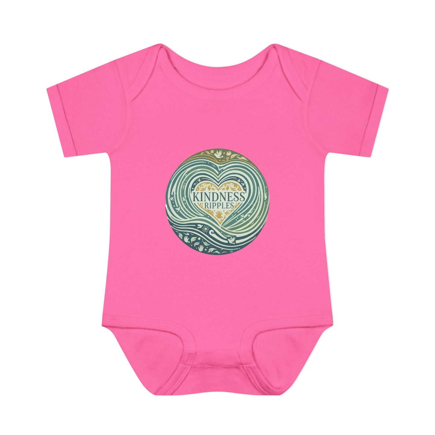 Kindness Ripples Infant Baby Bodysuit - Cute Baby Clothes for Newborns