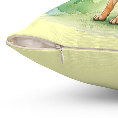 German Shepherd Rainbow Pillow — K9 Service Dog Decorative Throw Pillow