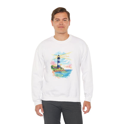 Lighthouse Serenity Crewneck Sweatshirt - Unisex Heavy Blend™