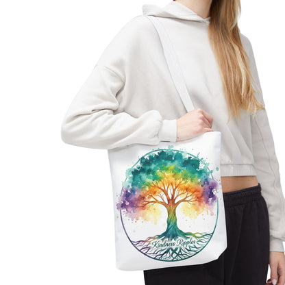 Colorful Kindness Tree Tote Bag
