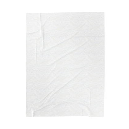 White Kindness Ripples Velveteen Plush Blanket - Cozy Statement Throw for Comfort & Warmth, Cookeville, TN, Waterfall Capital of the World