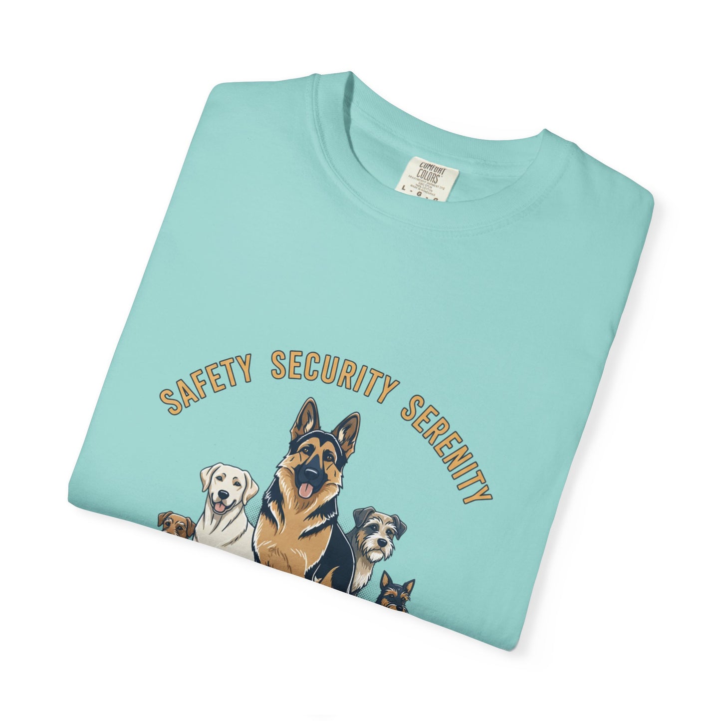 Safety Security Serenity T-Shirt — Dog Pack Graphic Tee