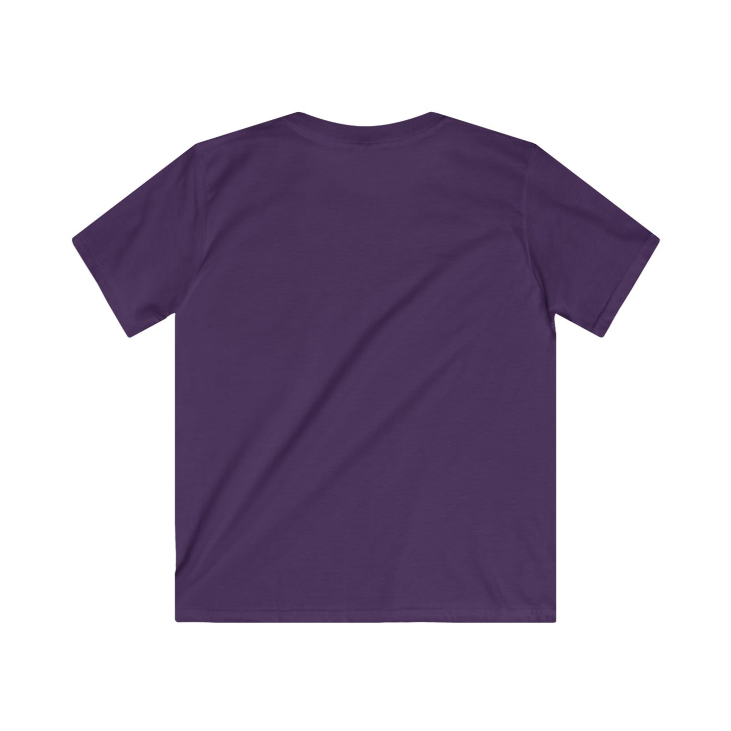 Kids Golden Eagle Logo Tee — "BEACH" Youth Sports T‑Shirt (Black & Purple)