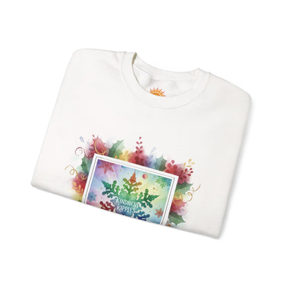 Rainbow Snowflake Kindness Crewneck Sweatshirt