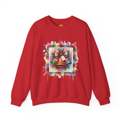 Christmas Bell Crewneck Sweatshirt | Festive Holiday Apparel