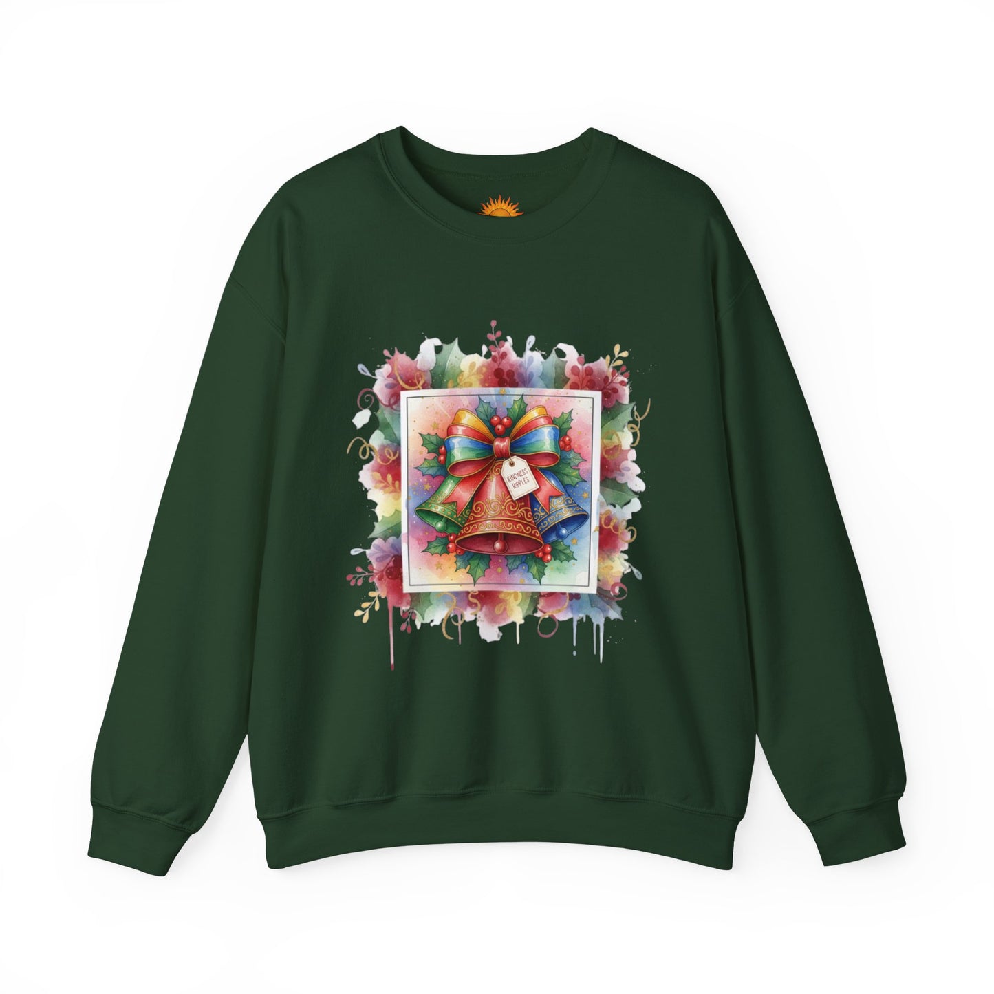 Christmas Bell Crewneck Sweatshirt | Festive Holiday Apparel