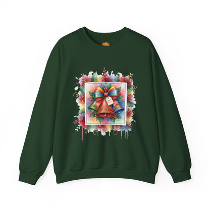 Christmas Bell Crewneck Sweatshirt | Festive Holiday Apparel