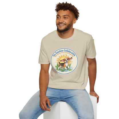 T-Shirt — 'The Sunshine Collaborative' Cute Beagle Sun Logo