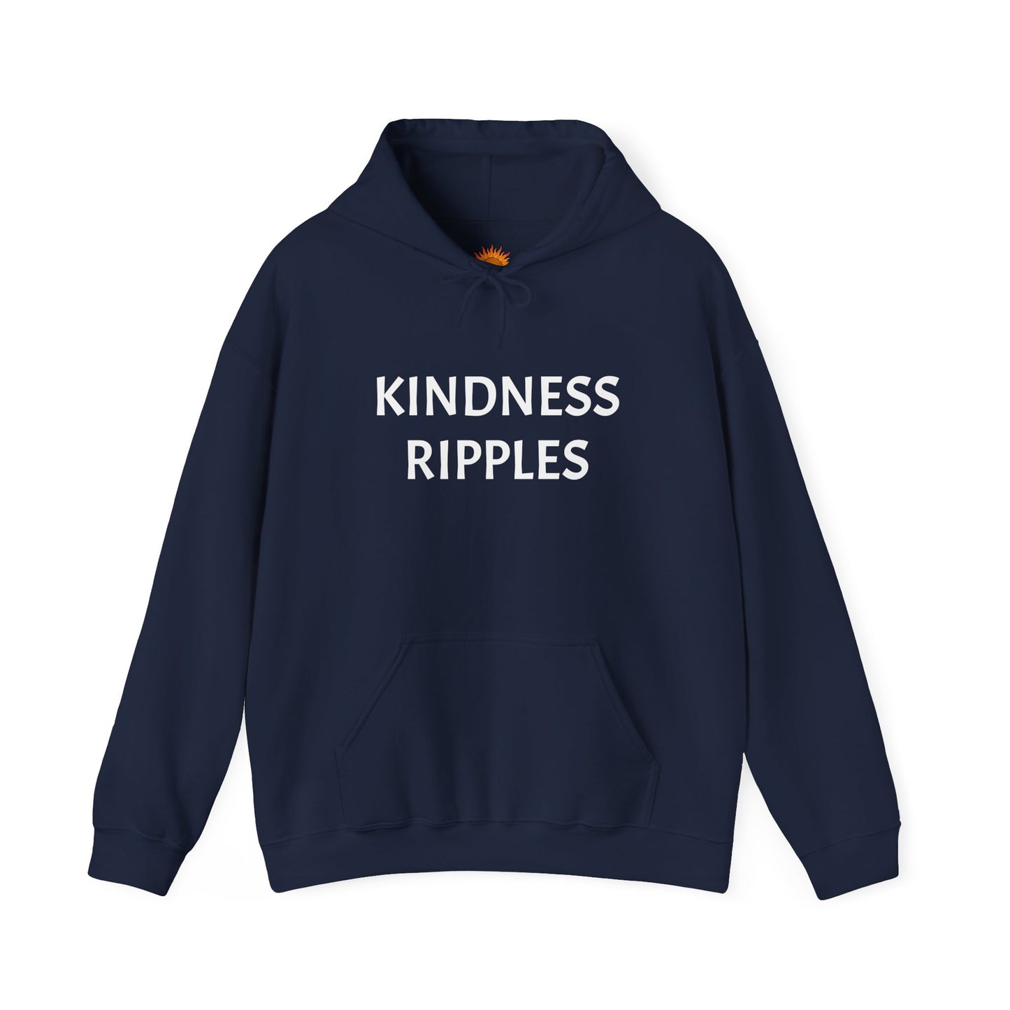 Kindness Ripples Unisex Heavy Blend Hooded Sweatshirt - Cozy and Inspiring Gift