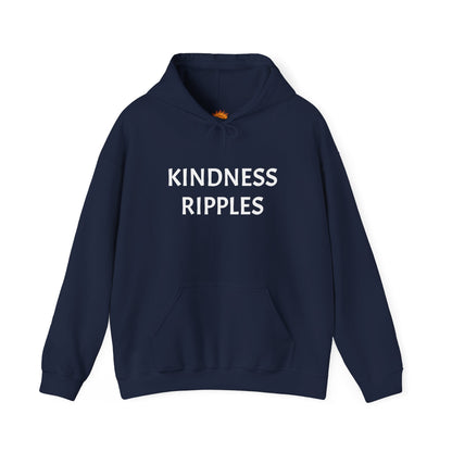 Kindness Ripples Unisex Heavy Blend Hooded Sweatshirt - Cozy and Inspiring Gift