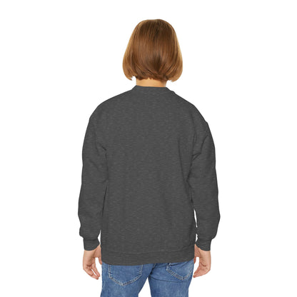 Cute Gingerbread Youth Crewneck Sweatshirt for Holiday Cheer