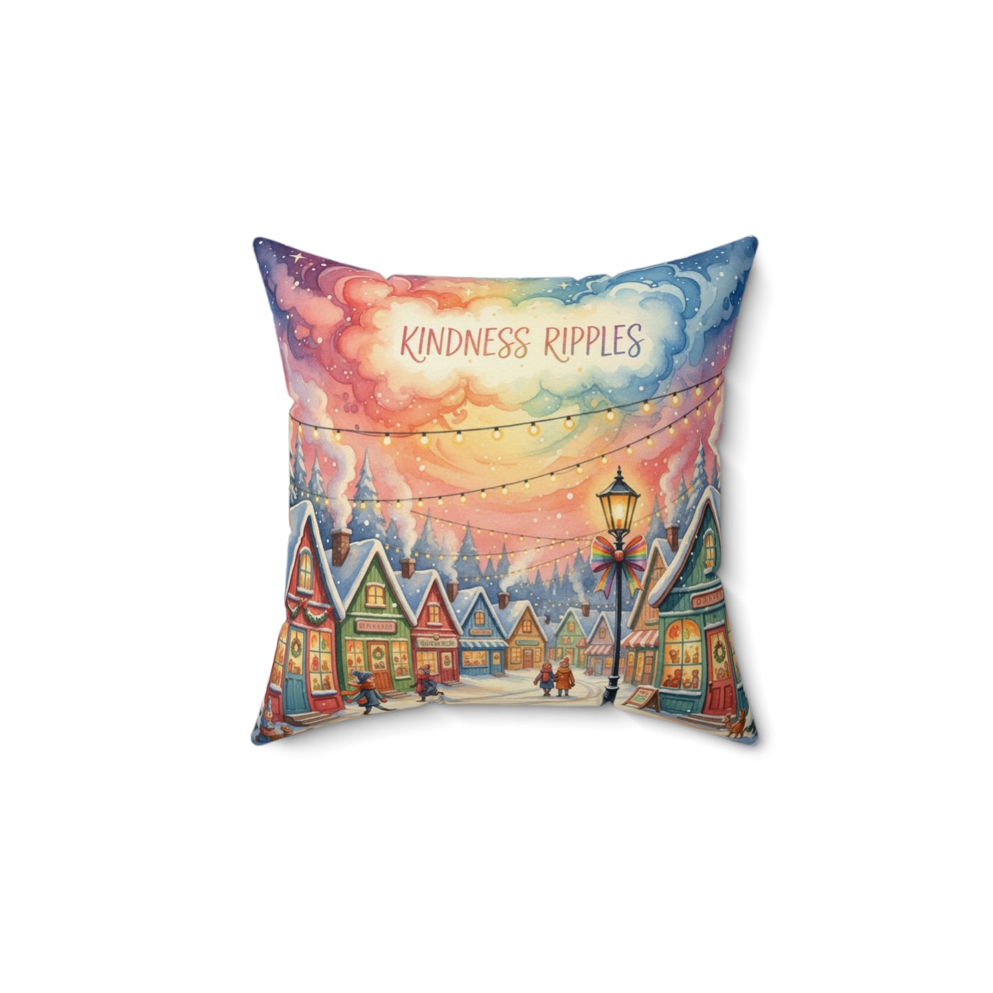 Kindness Ripples Decorative Pillow