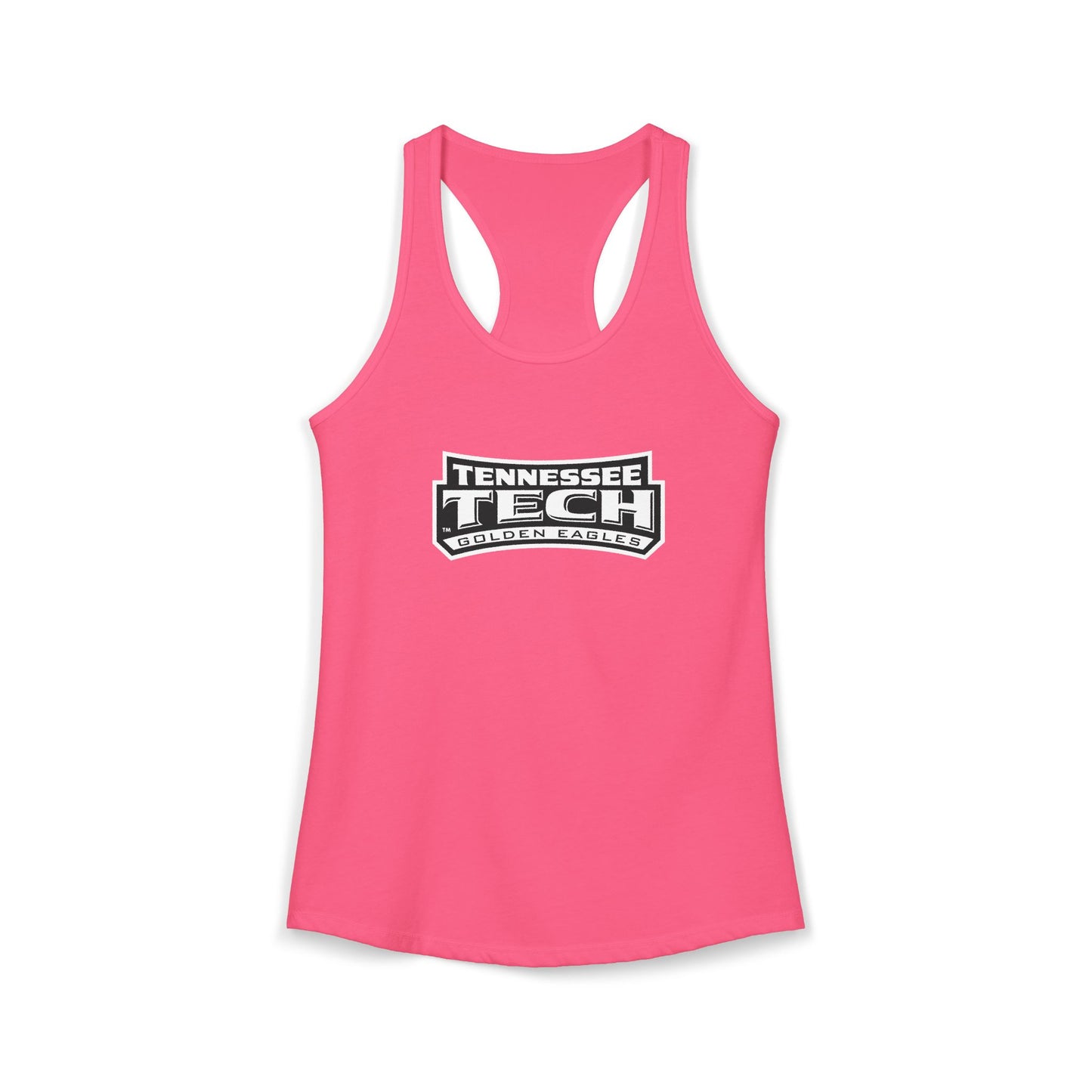 TTU Women's Ideal Racerback Tank Goes Pink
