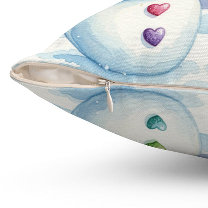 Christmas Snowman Pillow | Kindness Ripples Decor -Couples First Christmas-Newlywed Holidays