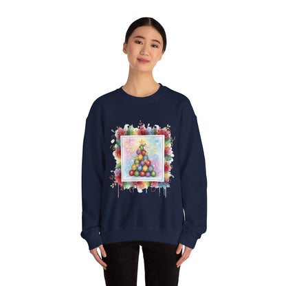 “Festive Ornaments” Unisex Crewneck Sweatshirt - Cozy Holiday Vibes