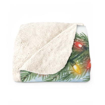 Outdoors with our Sweet yellow lab. Oh so cute! Sherpa Blanket — 'Kindness Ripples' Holiday Throw