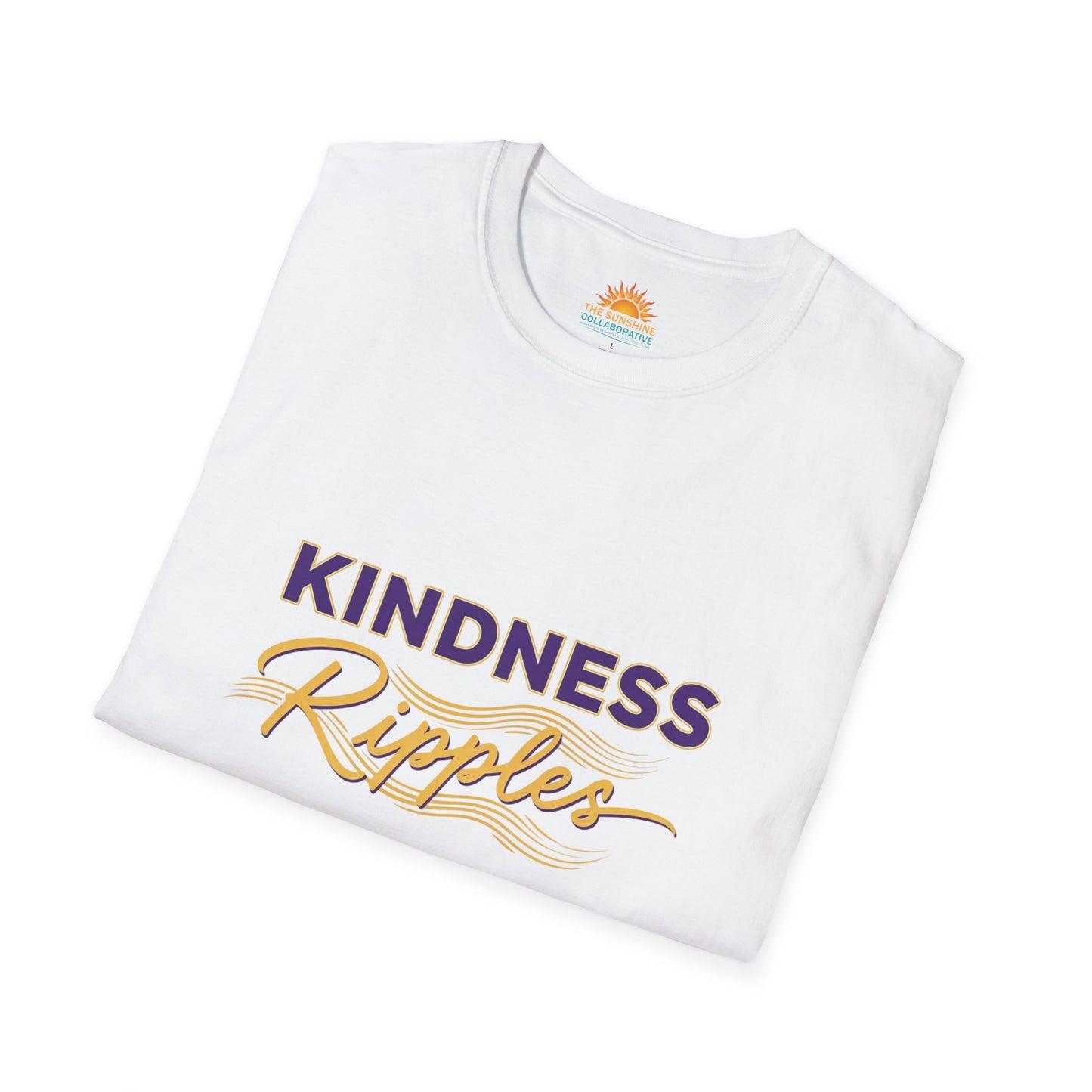 BEACH - Unisex Softstyle T-Shirt, Kindness Ripples Tee, Inspirational Apparel, Great for Summer, Perfect Gift, Casual Wear, Unisex Fashion