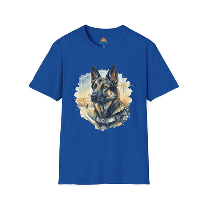K9 German Shepherd Tribute T‑Shirt – Police Dog Memorial Tee - The Protector