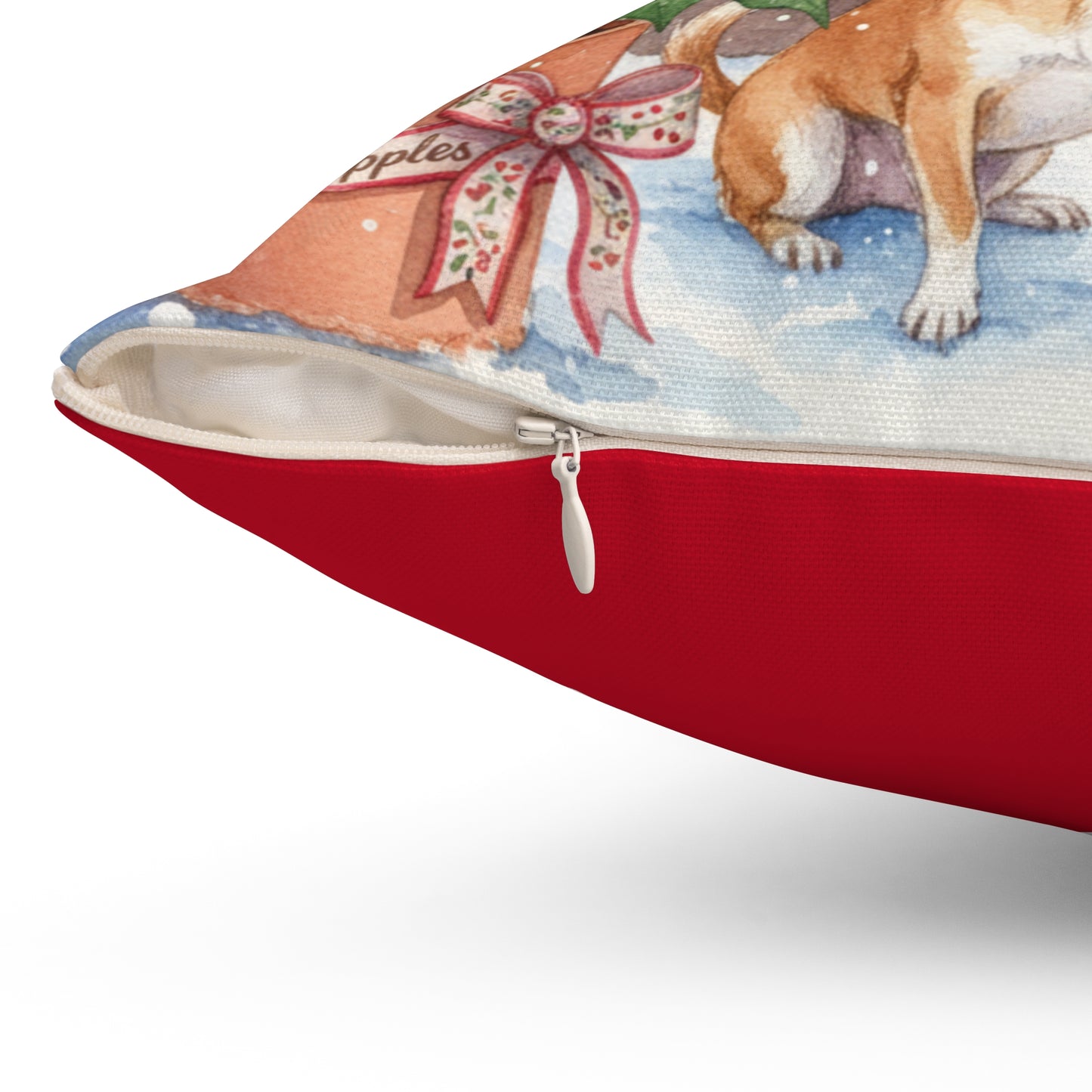 Pillow Holiday Chihuahuas Spun Polyester