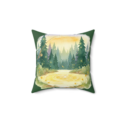 River's Edge Sunshine Square Pillow