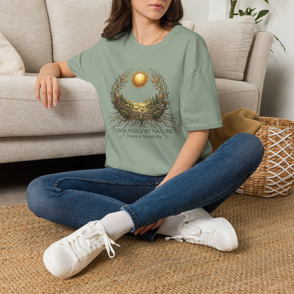 Nature Sunscape T-Shirt — Surrounded by Nature Graphic