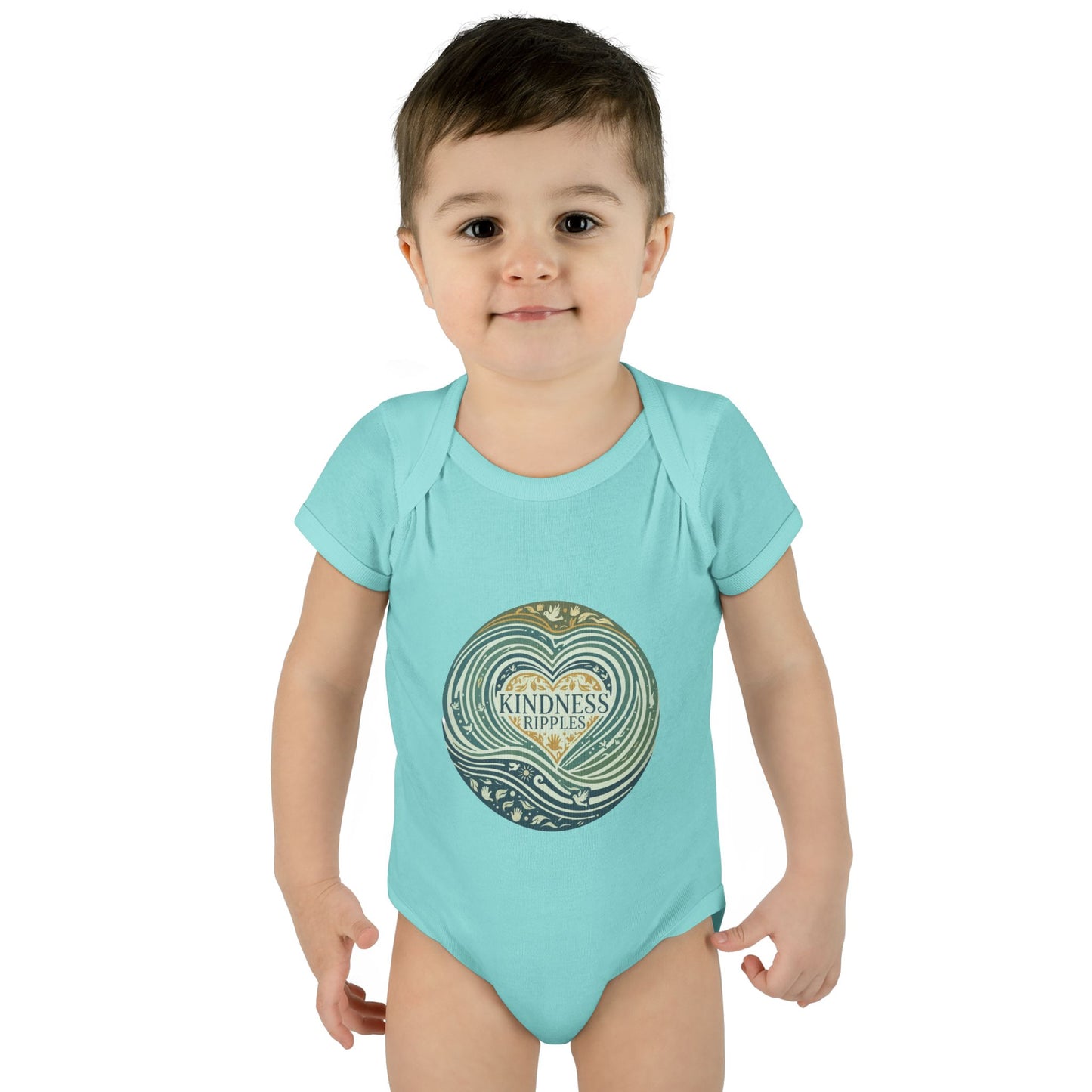 Kindness Ripples Infant Baby Bodysuit - Cute Baby Clothes for Newborns