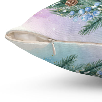 Kindness Ripples Decorative Pillow for Holiday Cheer Wreath