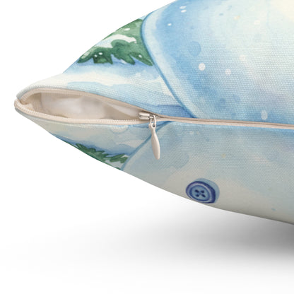 Christmas Snowman Pillow