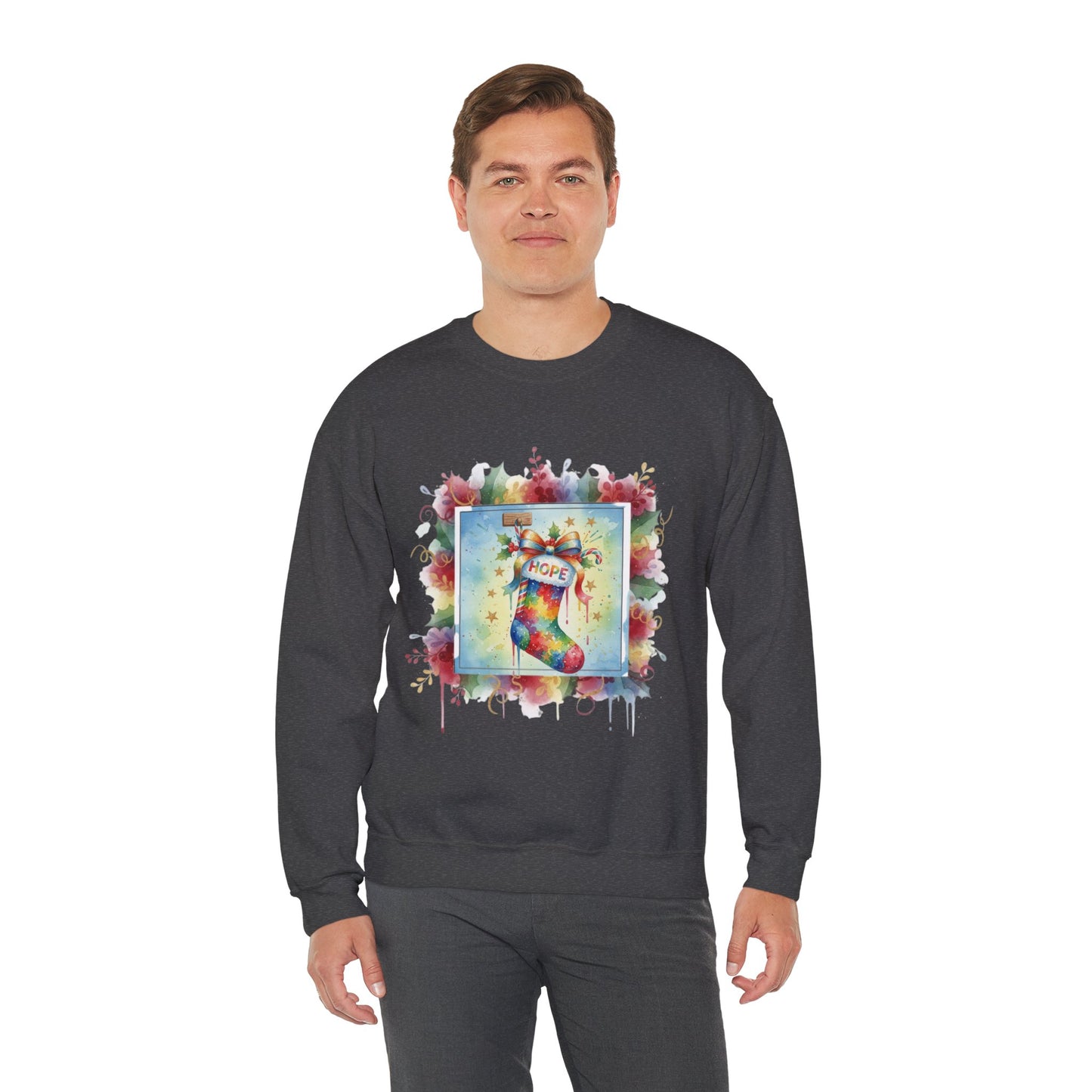 Hopeful Holiday Crewneck Sweatshirt