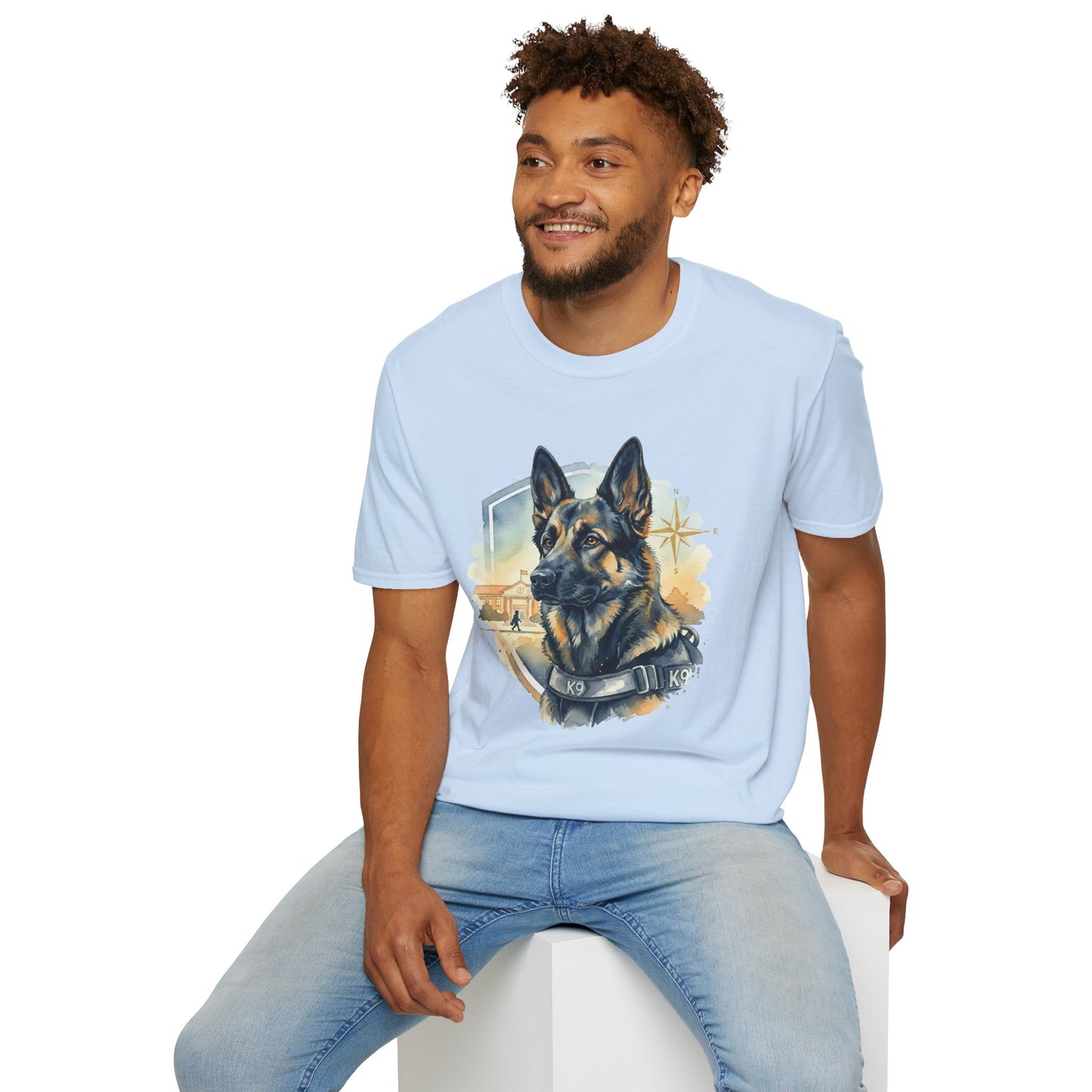 K9 German Shepherd Tribute T‑Shirt – Police Dog Memorial Tee - The Protector