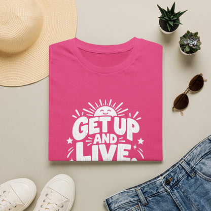 Get Up and Live No Excuses Motivational T-Shirt