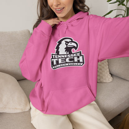 Tennessee Tech Eagles All-Pink Hoodie — College Logo Pullover for Game Day & Campus Wear