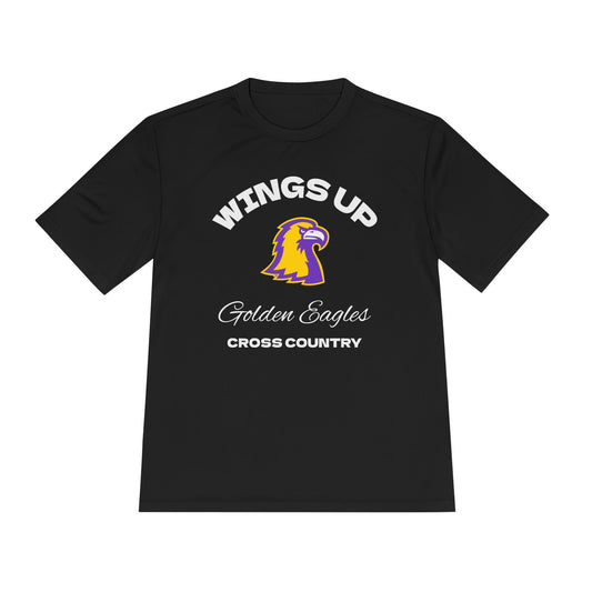 Wings Up Golden Eagles Cross Country Tee