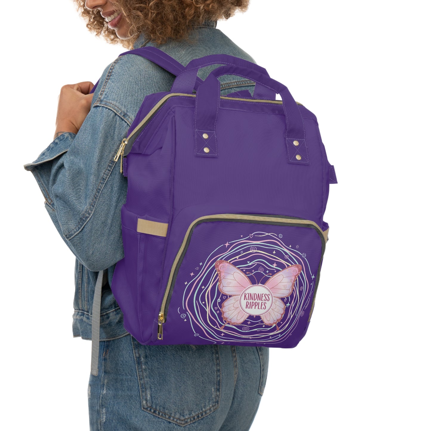 Kindness Ripples Multifunctional Diaper Backpack