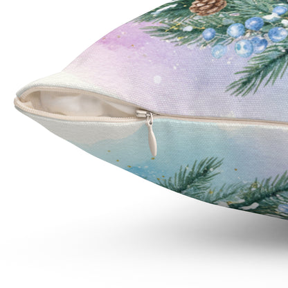 Kindness Ripples Decorative Pillow for Holiday Cheer Wreath