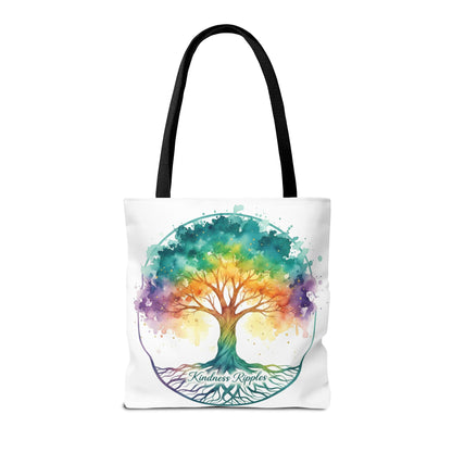 Colorful Kindness Tree Tote Bag
