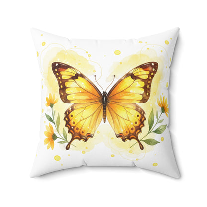 Pillow Butterfly Design Square Pillow