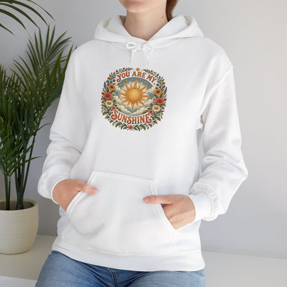 You Are My Sunshine Floral Hoodie