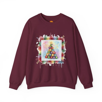 “Festive Ornaments” Unisex Crewneck Sweatshirt - Cozy Holiday Vibes