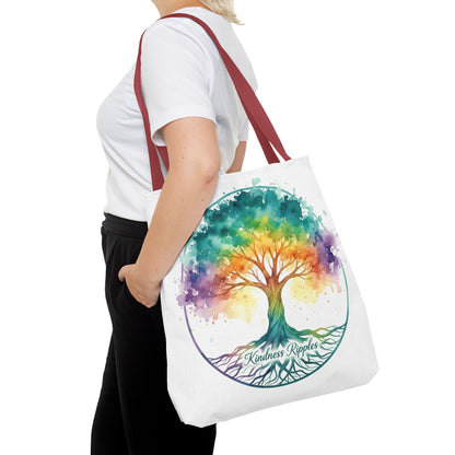 Colorful Kindness Tree Tote Bag
