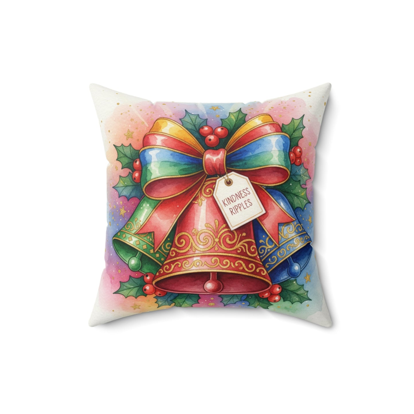 Christmas Bells Decorative Pillow