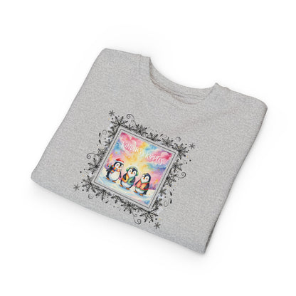 Adorable Penguin Toddler Sweatshirt for Winter Fun