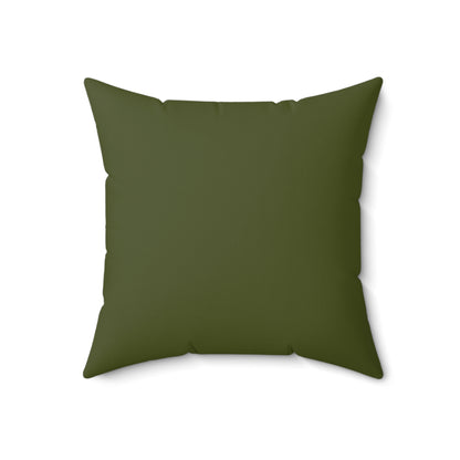 K9 German Shepherd Decorative Pillow – Military Green Dog Lover Throw Pillow